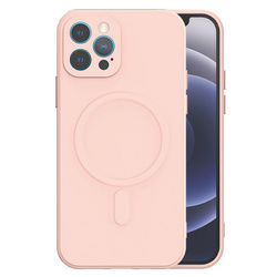 TEL PROTECT MagSilicone Case do Iphone 13 Jasnoróżowy