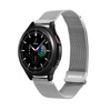 Dux Ducis Magnetic Strap pasek do Samsung Galaxy Watch / Huawei Watch / Honor Watch / Xiaomi Watch (22mm band) magnetyczna opaska srebrny (Milanese Version)