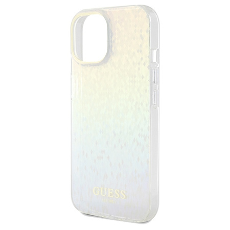 Guess nakładka do iPhone 14 6,1&quot; GUHCP14SHDECMI HC IML FACETED MIRROR DISCO IRIDESCENT