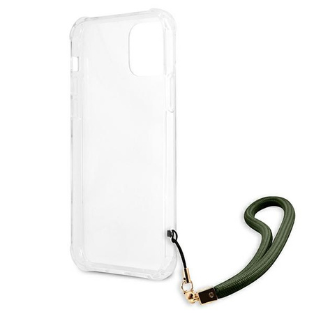 Guess GUHCP12LKSARKA iPhone 12 Pro Max 6,7" zielony/khaki hardcase Camo Collection