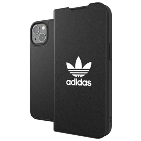 Adidas OR Booklet Case BASIC iPhone 13 6.1 &quot;black and white / black white 47086