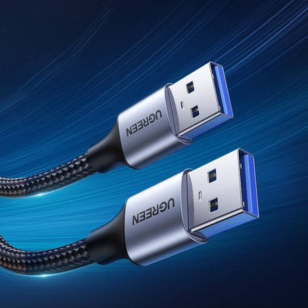 Ugreen cable USB cable - USB 3.0 5Gb/s 2m gray (US373)