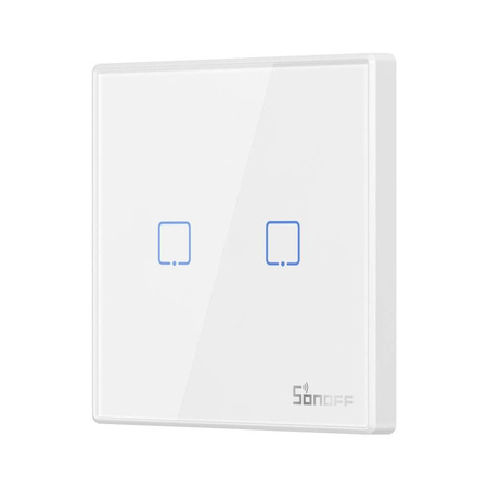 Sonoff T2EU2C-RF Three Channel Touch Light Switch Wi-Fi Button 433MHz Wireless RF Remote white (M0802030010)