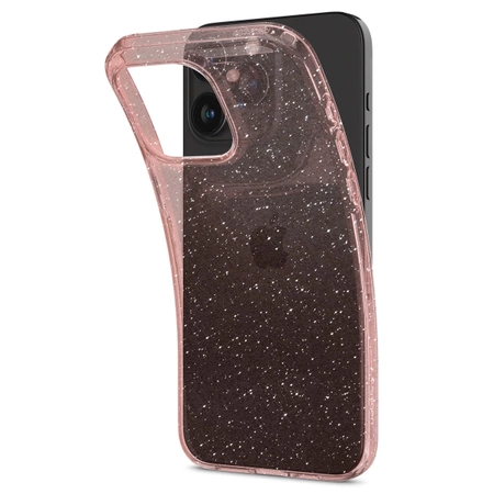 Spigen Liquid Crystal Glitter, rose quartz - iPhone 15 Pro