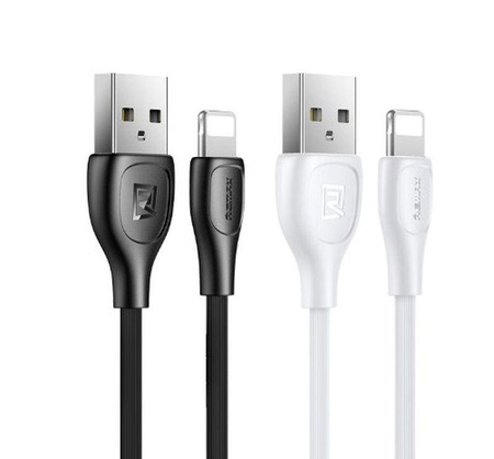 Remax Lesu Pro kabel przewód USB - Lightning 480 Mbps 2,1 A 1 m czarny (RC-160i black)