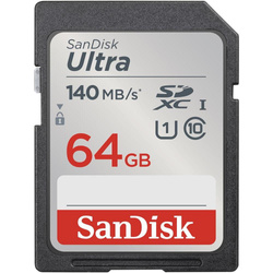 SANDISK karta pamięci ULTRA SDXC 64GB 140MB/s