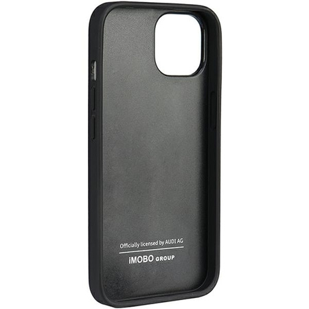 Audi Genuine Leather iPhone 11 / Xr 6.1&quot; black/black hardcase AU-TPUPCIP11R-Q8/D1-BK