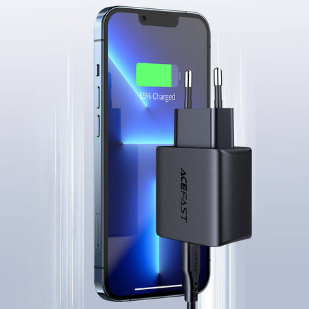 Acefast Schnellladegerät USB Typ C 20W Power Delivery weiß (A1 EU weiß)