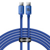 Baseus Crystal Shine Series Fast Charging Data Cable Type-C to Type-C 100W 2m Blue