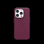 UAG Civilian Magsafe - Schutzhülle für iPhone 15 Pro (Bordeaux)