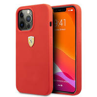 Ferrari FESIHCP13XRE iPhone 13 Pro Max 6.7 &quot;rot / rotes Hartschalenetui aus Silikon