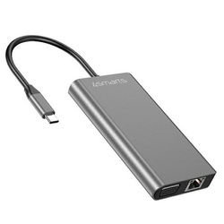 4smarts HUB 8w1 DeX Mode 2xUSB-A          3.0/USB-C/HDMI/SD/VGA/Eternet/Jack 3.5mm szary 458723