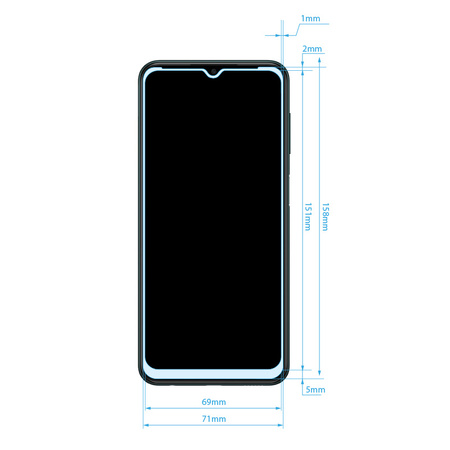 Crong 7D Nano Flexible Glass – Niepękające szkło hybrydowe 9H na cały ekran Samsung Galaxy M13