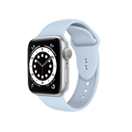 Crong Liquid - Pasek do Apple Watch 38/40/41 mm (błękitny)