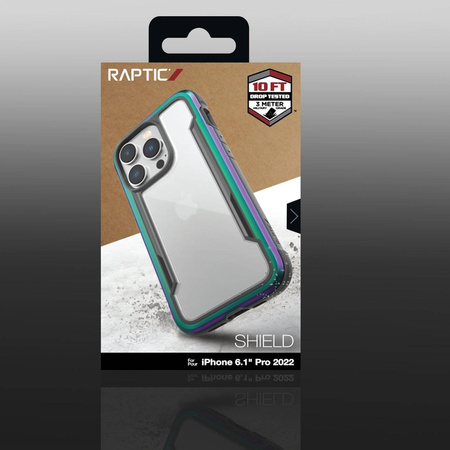 Raptic X-Doria Shield Case iPhone 14 Pro gepanzerte opale Hülle