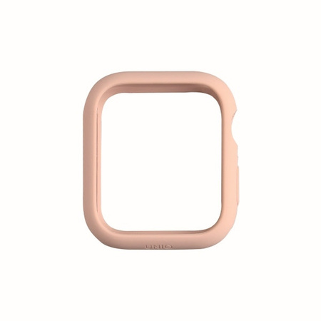 UNIQ etui Lino Apple Watch Series 5/4 44MM różowy/blush pink