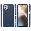 Carbon Case etui Xiaomi Redmi Note 11E /Redmi 10 5G / Redmi 10 Prime+ 5G / Poco M4 5G elastyczny silikonowy karbonowy pokrowiec niebieskie