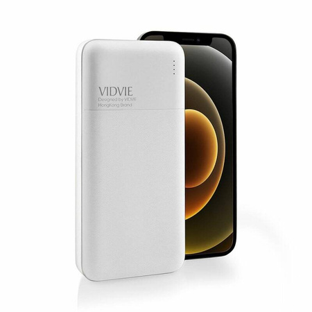 VIDVIE PB766 20,000 mAh powerbank white