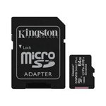 Kingston Canvas Select Plus microSDXC - Karta pamięci 64 GB A1 Class 10 UHS-I U1 V10 100 MB/s z adapterem