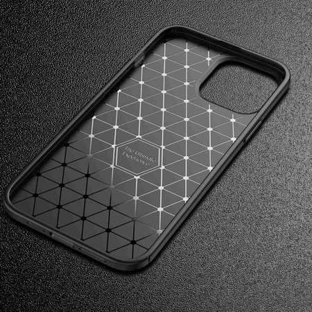 Case IPHONE 14 PRO Armored Shockproof Nexeri Carbon Fiber black