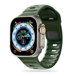 Armband für APPLE WATCH 4 / 5 / 6 / 7 / 8 / SE / ULTRA (42 / 44 / 45 / 49 MM) Tech-Protect Iconband Line grün