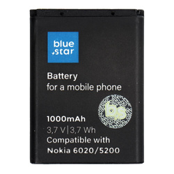 Bateria do Nokia 6020/5200/5300/3220/5140 1000 mAh Li-Ion Blue Star PREMIUM