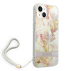 Original Case IPHONE 14 PLUS Guess Hardcase Flower Strap (GUOHCP14MHFLSU) purple