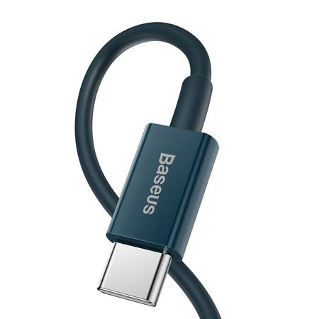 Baseus Superior kabel USB Typ C - Lightning do szybkiego ładowania Power Delivery 20 W 1 m niebieski (CATLYS-C03)