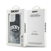 DKNY DKHCP15SLBNAEK iPhone 15 / 14 / 13 6.1" czarny/black hardcase Liquid Glitter Big Logo