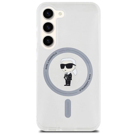 Karl Lagerfeld IML Ikonik MagSafe case for Samsung Galaxy S23 - transparent