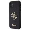 Original Case IPHONE 11 / XR Guess Hardcase Glitter Script Big 4G (GUHCN61HG4SGK) black