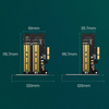 Ugreen karta rozszerzeń adapter PCIe 3.0 x4 do SSD M.2 M-Key / M.2 B-Key czarna (CM302)