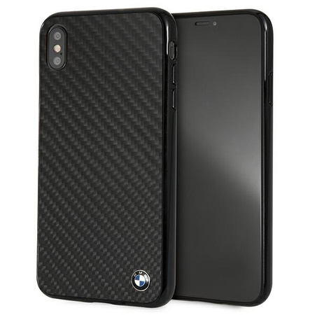 Etui hardcase BMW BMHCI65MBC iPhone Xs Max czarny/black Siganture-Carbon