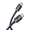 Baseus Crystal Shine Series Fast Charging Data Cable Type-C to Type-C 100W 2m Black