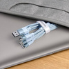 Baseus StarSpeed kabel 3w1 USB-A - Micro-USB / Lightning / USB-C 3.5A 1.2m biały