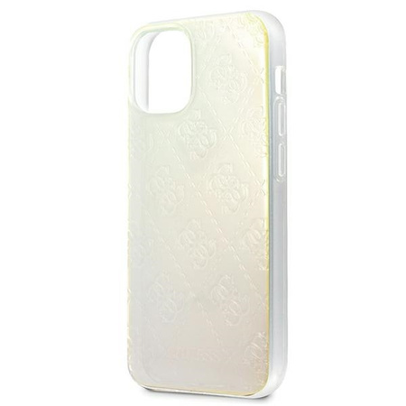 Guess GUHCP12S3D4GIRBL iPhone 12 mini 5,4" opalowy/iridescent hardcase 4G 3D Pattern Collection