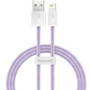 Baseus Dynamic cable USB to Lightning, 2.4A, 1m (purple)