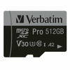 Verbatim Karta microSD 64GB + adapter Pro U3 czarny/black 47042