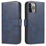 Magnet Case Hülle für Samsung Galaxy S23+ Flip Cover Wallet Stand blau