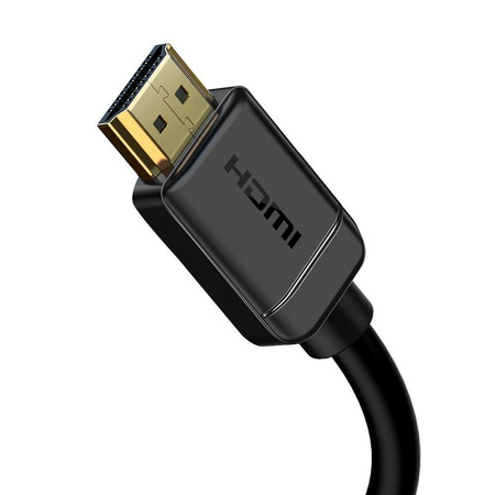 Baseus kabel przewód HDMI 2.0 4K 30 Hz 3D HDR 18 Gbps 5 m czarny (CAKGQ-D01)