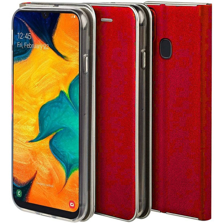 Etui HUAWEI Y5P portfel z klapką skóra ekologiczna Flip Venus czerwone