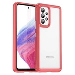 Outer Space Case etui do Samsung Galaxy A53 5G pokrowiec z elastyczną ramką czerwone