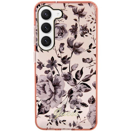 Guess GUHCS23MHCFWSP S23+ S916 pink/pink Hardcase Flower Collection