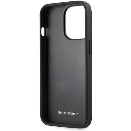 Mercedes MEHCP15XARMBK iPhone 15 Pro Max 6.7&quot; black/black hardcase Leather Urban