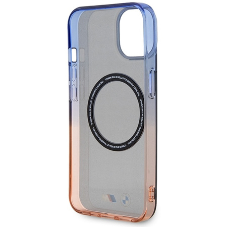 Case BMW BMHMP14SHTGE iPhone 14 6.1&quot; grey/grey hardcase Gradient Bumper MagSafe