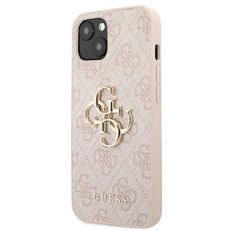 Guess nakładka do iPhone 13 6,1&quot; GUHCP13M4GMGPI różowy hard case 4G Big Metal Logo