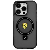 Ferrari FEHMP15SUSCAK iPhone 15 6.1&quot; black/black hardcase Ring Stand 2023 Collection MagSafe