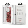 Schutzhülle IPHONE 13 PRO Guess Hardcase Leopard (GUHCP13LHSLEOR) rot