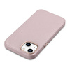 iCarer Litchi Premium Leather Case iPhone 14 Magnetic Leather Case with MagSafe pink (WMI14220709-PK)