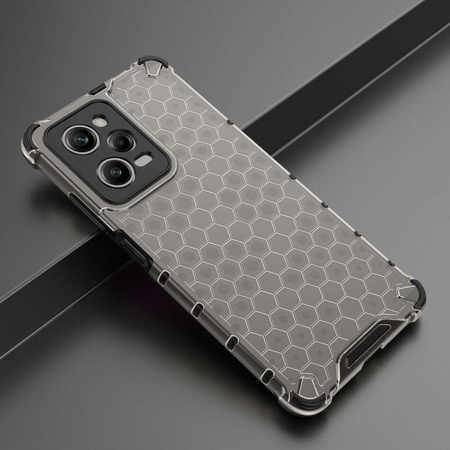 Honeycomb case for Xiaomi Redmi Note 12 Pro / Poco X5 Pro 5G armored hybrid cover black